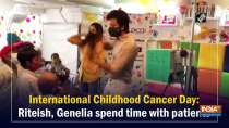 International Childhood Cancer Day: Riteish, Genelia spend time with patients