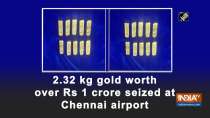 2.32 kg gold worth over Rs 1 crore seized at Chennai airport