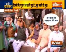 Delhi: North MCD Mayor offer prayers at Chandni Chowk Hanuman Mandir