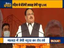West Bengal: BJP chief JP Nadda addresses rally ahead of 