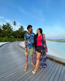 Yuzvendra Chahal and wife Dhanashree Verma enjoy honeymoon in Maldives, share photos with fans 