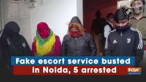 Fake escort service busted in Noida, 5 arrested