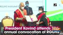 President Kovind attends 23rd annual convocation of RGUHS
