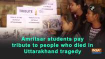 Amritsar students pay tribute to people who died in Uttarakhand tragedy