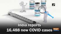 India reports 16,488 new COVID cases