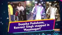 Deepika Padukone, Ranveer Singh snapped in 'Mayanagari'