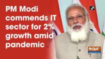 PM Modi commends IT sector for 2% growth amid pandemic