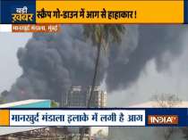 Fire breaks out at scrap compound in Mumbai’s Mankhurd Mandala