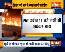 Fire breaks out at Fashion Street market in Camp area of Pune
