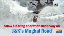Snow clearing operation underway on J&K