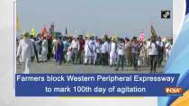 Farmers block Western Peripheral Expressway to mark 100th day of agitation