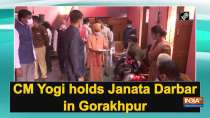 CM Yogi holds Janata Darbar in Gorakhpur