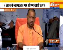 Uttar Pradesh: CM Yogi Adityanath addresses media on 4th anniversary of BJP govt 