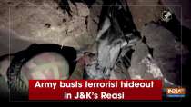 Army busts terrorist hideout in J&K