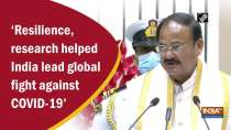 Resilience, research helped India lead global fight against COVID-19: Venkaiah Naidu