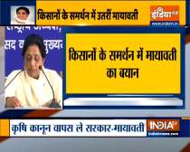 BSP chief Mayawati comes out in support of farmers, urge govt to roll back the farm laws