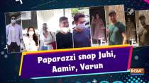 Paparazzi snap Juhi, Aamir, Varun