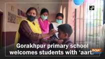 Gorakhpur primary school welcomes students with 