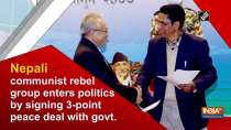 Nepali communist rebel group enters politics by signing 3-point peace deal with govt