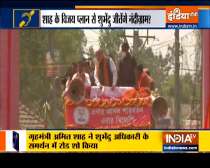 Special News: Amit Shah holds mega roadshow in Nandigram