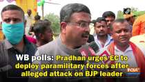 WB polls: Pradhan urges EC to deploy paramilitary forces after alleged attack on BJP leader