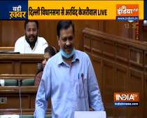 CM Arvind Kejriwal address Delhi Assembly