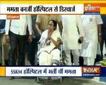 Mamata Banerjee discharged from SSKM hospital, advised for 7-day rest