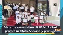 Maratha reservation: BJP MLAs hold protest in State Assembly premises