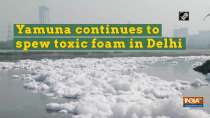 Yamuna continues to spew toxic foam in Delhi