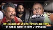 BJP to approach EC after former allege TMC of hurling bombs in North 24 Parganas