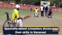 Specially-abled cricketers showcase their skills in Varanasi