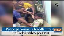 Police personnel allegedly thrashed in Delhi, video goes viral