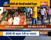 Violent clash errupts between BJP, TMC workers in North 24 Pargana