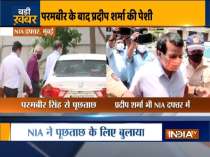 Mumbai: Former encounter specialist Pradeep Sharma arrives at NIA office for interrogation