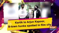 Kartik to Arjun Kapoor, B-town hunks spotted in film city