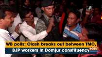 WB polls: Clash breaks out between TMC, BJP workers in Domjur constituency