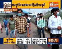 Delhi lockdown triggers panic among migrant workers, huge rush at Kaushambi bus depot