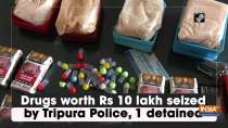Drugs worth Rs 10 lakh seized by Tripura Police, 1 detained