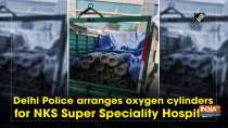Delhi Police arranges oxygen cylinders for NKS Super Speciality Hospital