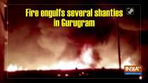 Fire engulfs several shanties in Gurugram