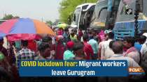 COVID lockdown fear: Migrant workers leave Gurugram