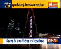 Burj Khalifa, other buildings of UAE light up with Tricolour amid gloomy Covid-19 situation in India