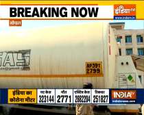 Madhya Pradesh: Oxygen tanker reaches AIIMS Bhopal 