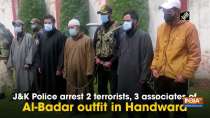 J&K Police arrest 2 terrorists, 3 associates of Al-Badar outfit in Handwara