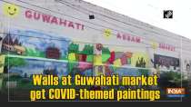 Walls at Guwahati market get COVID-themed paintings
