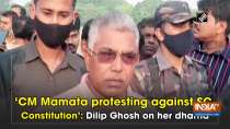 'CM Mamata protesting against SC, Constitution': Dilip Ghosh on her dharna