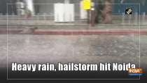 Heavy rain, hailstorm hit Noida