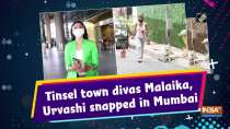 Tinsel town divas Malaika, Urvashi snapped in Mumbai