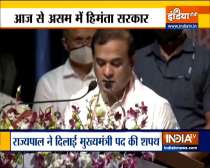 BJP leader Himanta Biswa Sarma took oath as Chief Minister of Assam