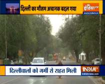 Thunderstorm, light rain bring temperature down in Delhi-NCR